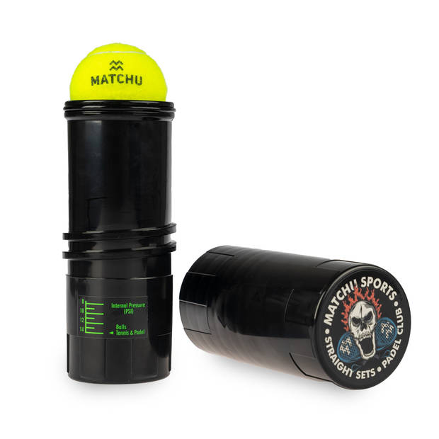 Matchu Sports Ball saver - Pressure Pro - Zwart - 22cm - Ø 8,3cm